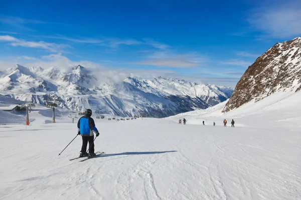 Góra ośrodek narciarski hochgurgl austria — Zdjęcie stockowe