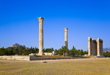 Atina, Yunanistan, zeus Tapınağı ve lycabettus hill