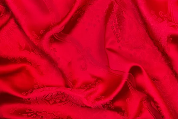 Red silk — Stock Photo, Image