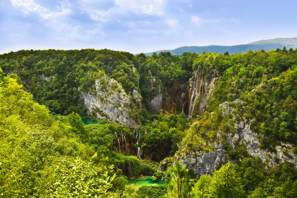 Plitvická jezera v Chorvatsku — Stock fotografie