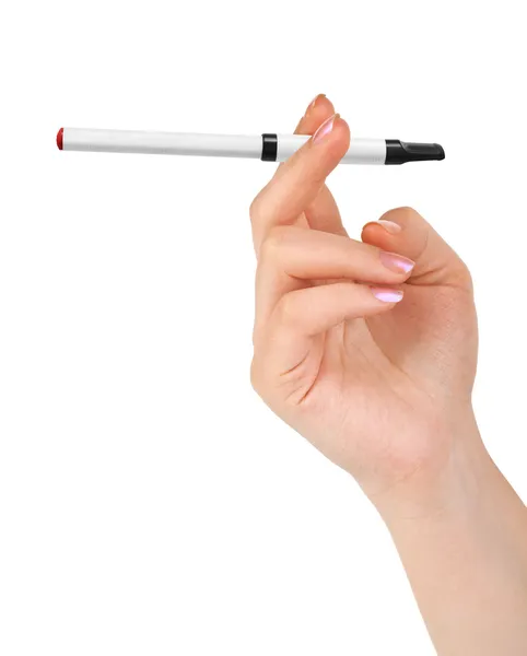 Mão com cigarro eletrônico — Fotografia de Stock