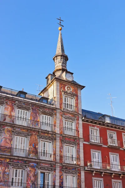 Mayor plaza - madrid Spanien — Stockfoto