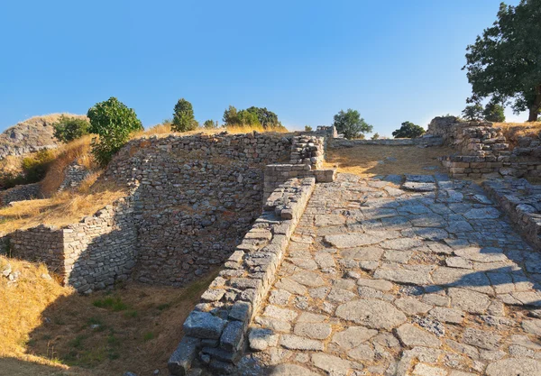 Αρχαία ερείπια στην Τροία, Τουρκία — Φωτογραφία Αρχείου