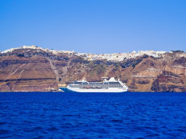 Santorini görünümü (Yunanistan)