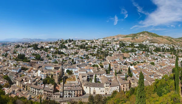 Panorama of Granada Spain — Stock Photo, Image