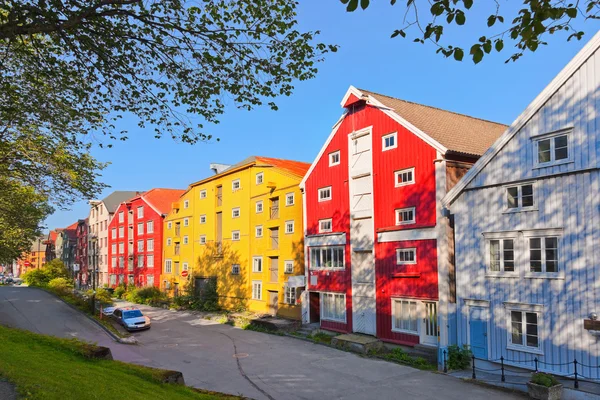 Міський пейзаж Тронхейм, Норвегія — стокове фото