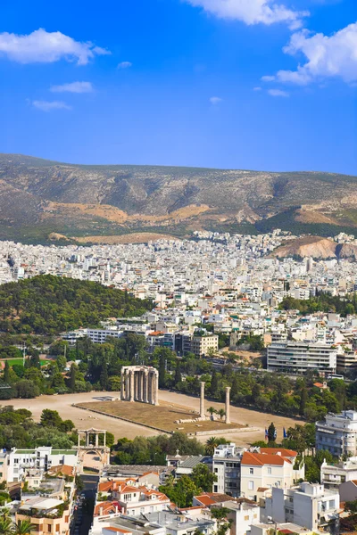 Tempel der olympischen Zeus in Athen, Griechenland — Stockfoto