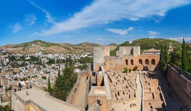 Alhambra palace, granada, İspanya