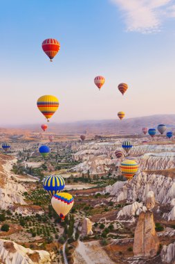 sıcak hava balon Kapadokya Türkiye uçan