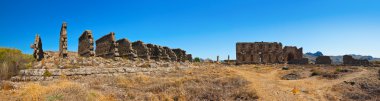 Türkiye 'nin Antalya kentindeki Aspendos harabeleri