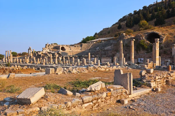 Forntida ruiner i Efesos Turkiet — Stockfoto