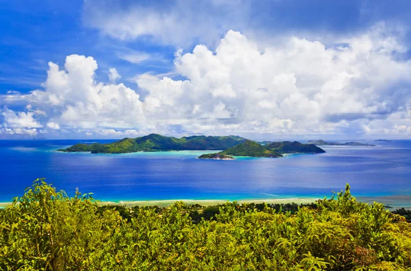 Ön praslin på Seychellerna — Stockfoto