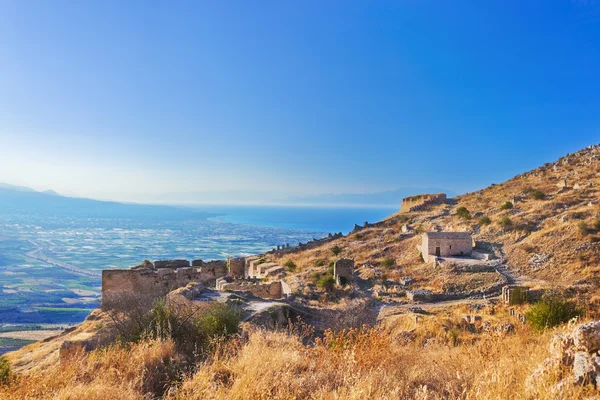 Old fort in Corinth, Greece — Stock Photo, Image
