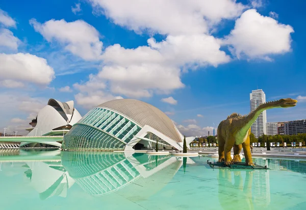 예술과 과학-Valencia 스페인의 도시 — 스톡 사진