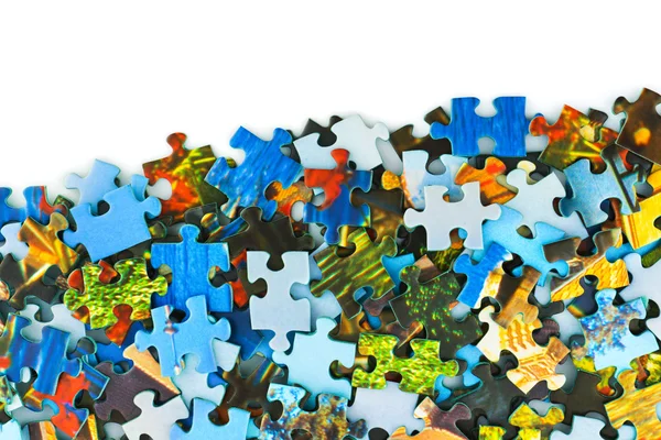 Heap of puzzle — Stock Photo, Image
