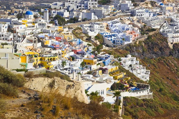 Uitzicht op Santorini - Griekenland — Stockfoto