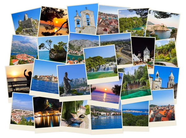 Stack av Kroatien Resor bilder — Stockfoto