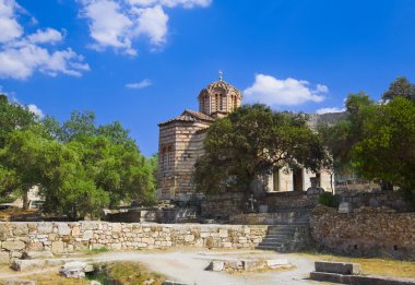 Ancient Agora at Athens, Greece clipart