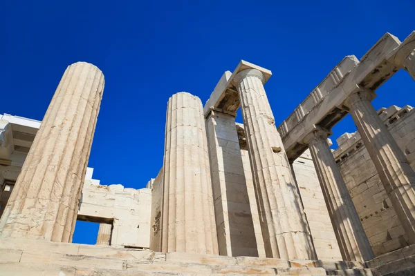 Entrada para Acrópole em Atenas, Grécia — Fotografia de Stock