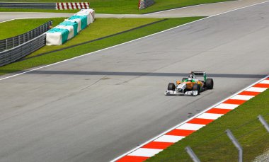 Sepang, Malezya - 8 Nisan: adrian sutil (takım kuvvet Hindistan) f