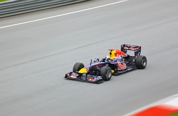 SEPANG, MALÁSIA - 8 de abril: Sebastian Vettel (equipe Red Bull Raci — Fotografia de Stock