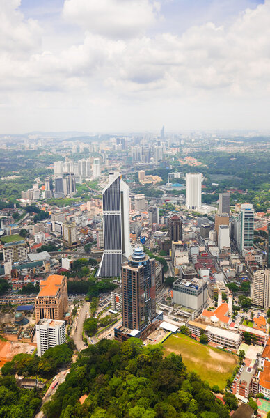 Kuala Lumpur (Malaysia) city view - architecture background