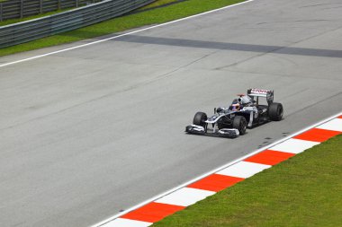 SEPANG, MALAYSIA - APRIL 8: Rubens Barrichello (team AT&T Willia clipart