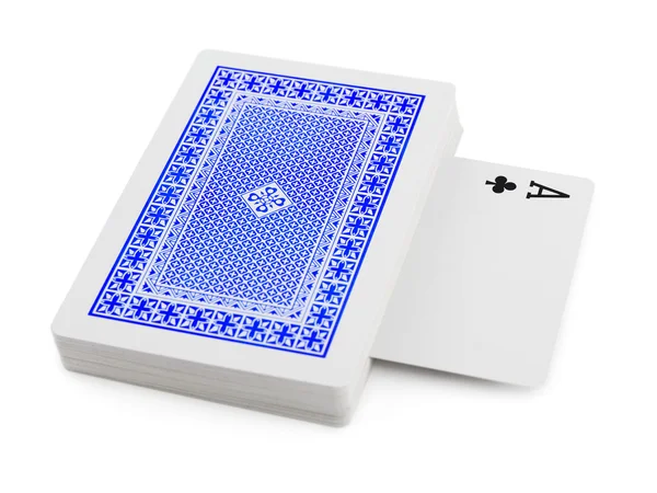 Deck de cartas de baralho — Fotografia de Stock