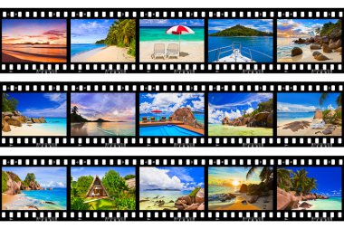 Frames of film - nature and travel (my photos) clipart