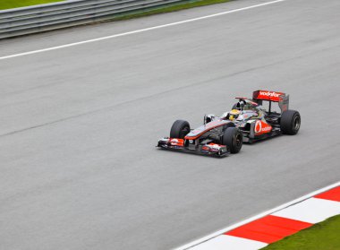 SEPANG, MALAYSIA - APRIL 8: Lewis Hamilton (team McLaren Mercede clipart