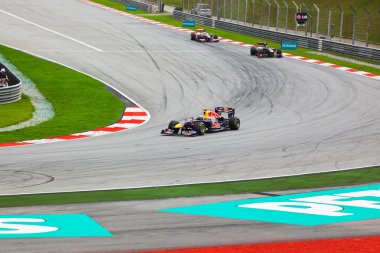 Sepang, Malezya - 10 Nisan: Otomobil yarışı Formula 1 parça