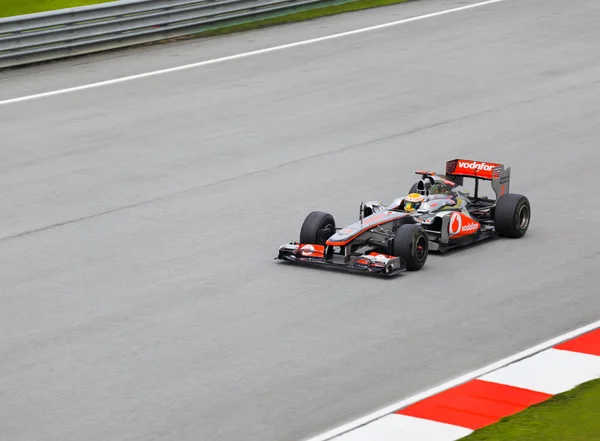SEPANG, MALAYSIA - 8 APRILE: Lewis Hamilton (squadra McLaren Mercede — Foto Stock