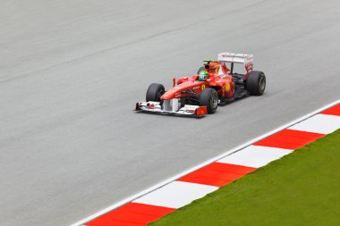 Sepang, Malezya - 8 Nisan: felipe massa (takımı scuderia ferrari