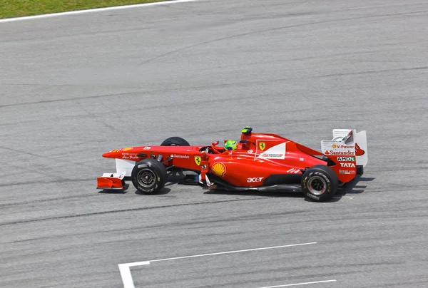 SEPANG, MALAYSIA - APRIL 8: Felipe Massa (team Scuderia Ferrari — Stock Photo, Image