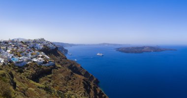 Santorini panorama - Yunanistan