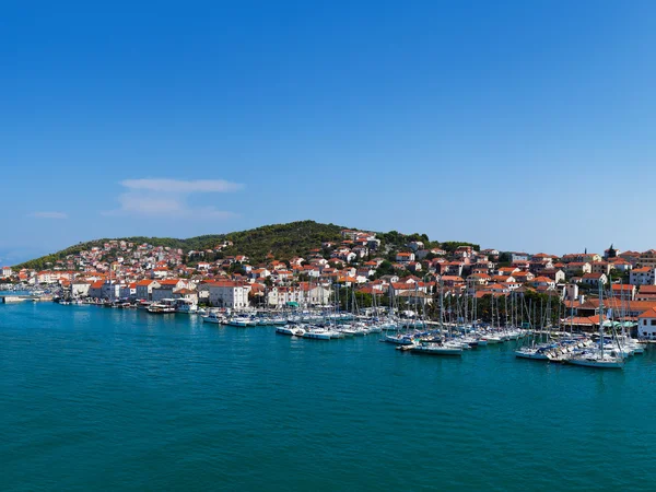 Hamnen i trogir Kroatien — Stockfoto