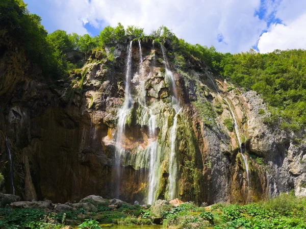 Cascada de Plitvice en Croacia — Foto de Stock