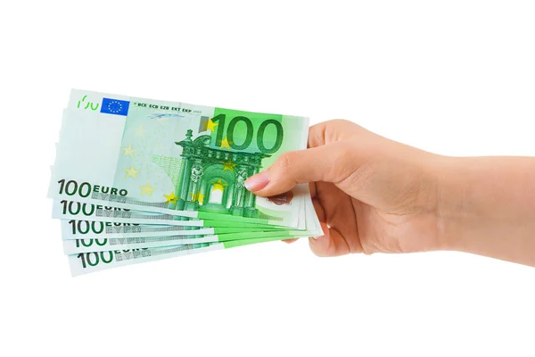 Hand mit Geld — Stockfoto