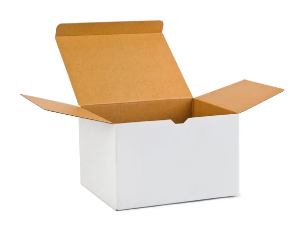 Порожній картонну коробку — стокове фото