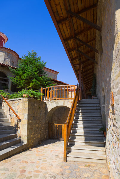 Monastery in Meteora, Greece - religion background