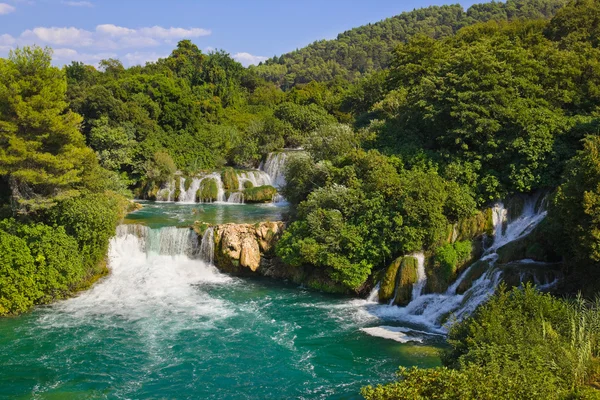 Waterfall KRKA in Croatia — Stock Photo, Image