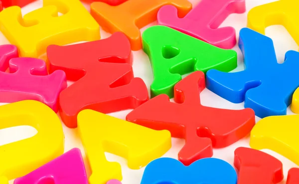 Multicolored letters — Stock Photo, Image