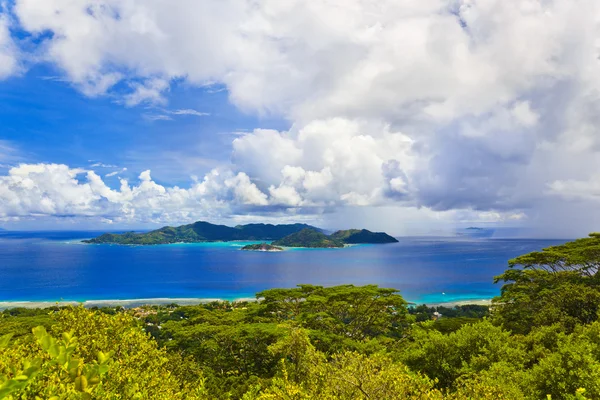 Isla Praslin en Seychelles — Foto de Stock
