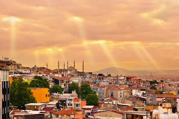 Istanbul západu slunce — Stock fotografie