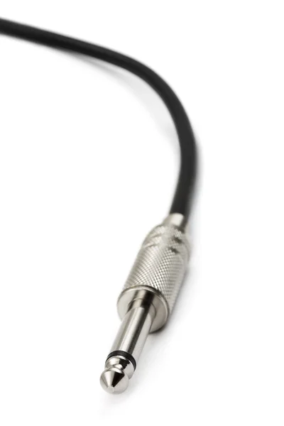Макро аудио кабеля — стоковое фото