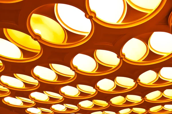 stock image Abstract geometric ceiling