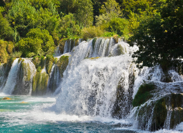 Waterfall KRKA in Croatia