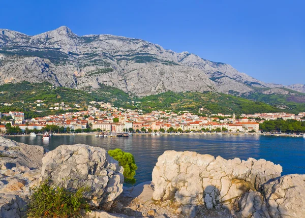 Vista a Makarska, Croacia — Foto de Stock