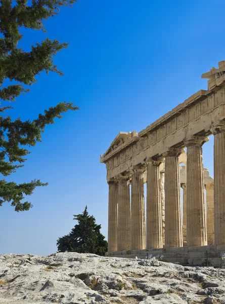 Tempio del Partenone ad Acropoli ad Atene, Grecia — Foto Stock