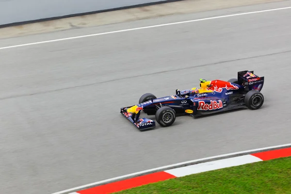 SEPANG, MALAYSIA - 8 апреля: Марк Веббер (команда Red Bull Racing) a — стоковое фото